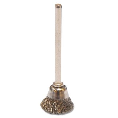 Weiler® Miniature Stem-Mounted Cup Brushes