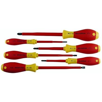 Wiha® Tools SoftFinish® Insulated Screwdriver Sets