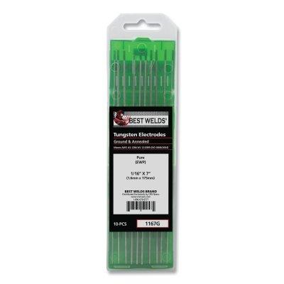 Best Welds Pure Ground Tungsten Electrodes 1167G