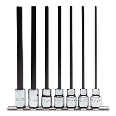 Proto® 7 Piece Extra-Long Hex Bit Socket Sets