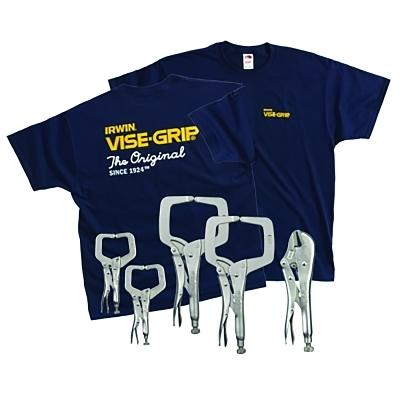 Irwin VISE-GRIP® The Original™ 5-Pc Locking Pliers and Clamp Sets with T-Shirt
