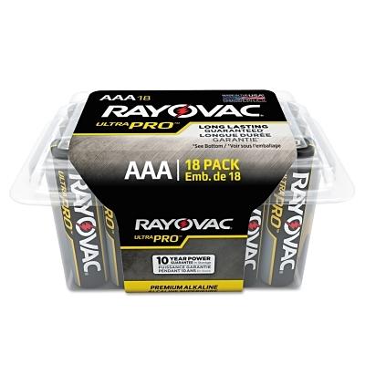 Rayovac Ultra Pro Alkaline Reclosable Batteries ALAAA18PPJ