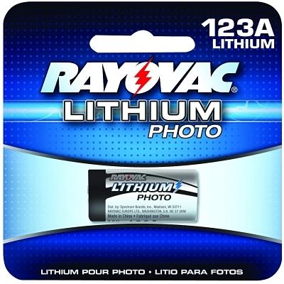 Rayovac® Lithium Photo Batteries RL123A1G