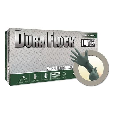 [A-DFK-608] Microflex® Dura Flock® DFK-608 Disposable Nitrile Gloves