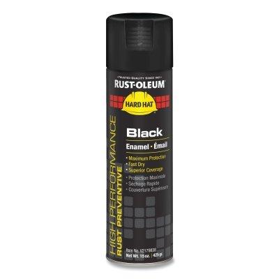 Rust-Oleum® High Performance V2100 System Enamel Spray Paints, Black, Gloss