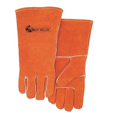 Best Welds COMFOflex® Premium Leather Welding Gloves, Russet