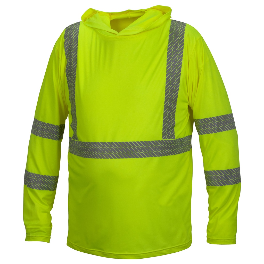 [UF-RLPH1] Pyramex Workwear Pullover Hoodie Long Sleeve HI VIS ANSI Type R Class 3