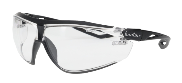 ECO Series™ Bio-Based Full Frame Safety Glasses with Black Frame, Clear Lens