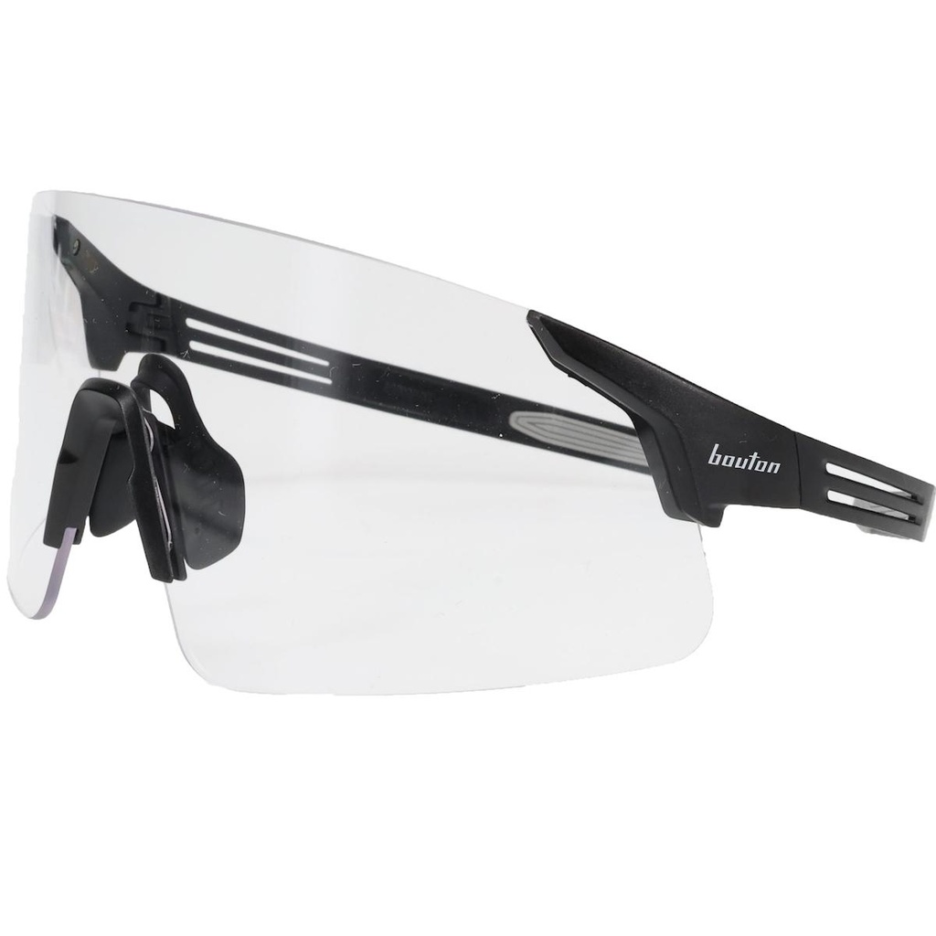 Bouton® Optical Site Boss™ Enhanced Coverage Frameless Safety Glasses, with Black Temples and Clear FogLess® 3Sixty™ Lens Coating