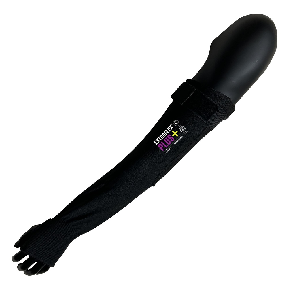 18g, 18" Black Extraflex® Plus A4 Sleeve With Thumb Hole
