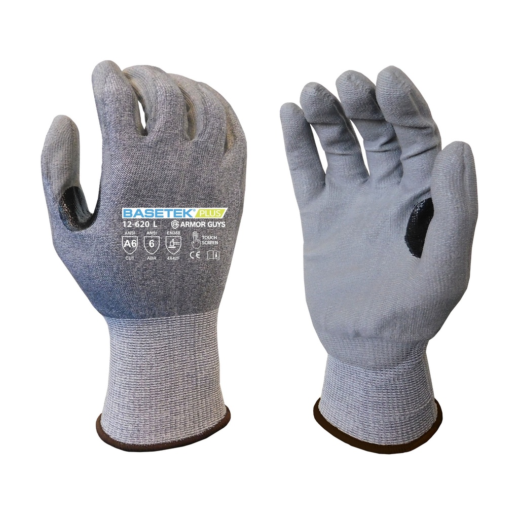 [A-12-620] Basetek® Plus 18 Gauge A6 Cut-Resistant Gloves