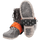 Ice Gripster™ Treads Anti-Slip Mid-Sole Traction Cleats with Tungsten Carbide Studs
