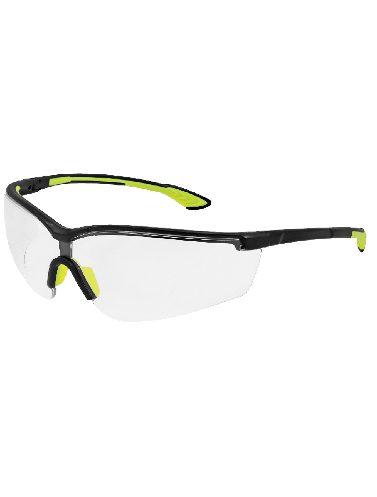 [EP-BH3451PFT] Chromis™ Clear Performance Fog Technology Lens, Shiny Black Frame Safety Glasses