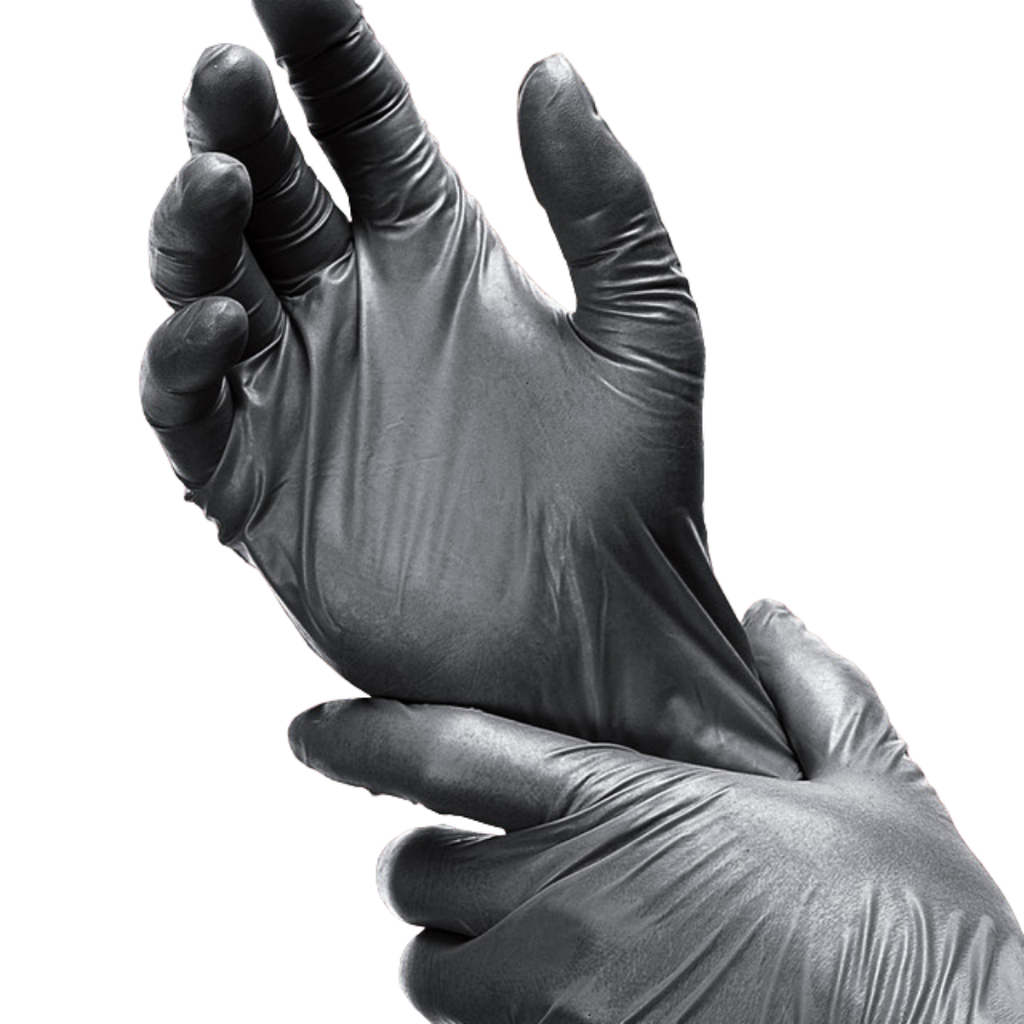 [A-SHD93] SHADOW® Nitrile Exam Powder Free Black 6 Mil Gloves