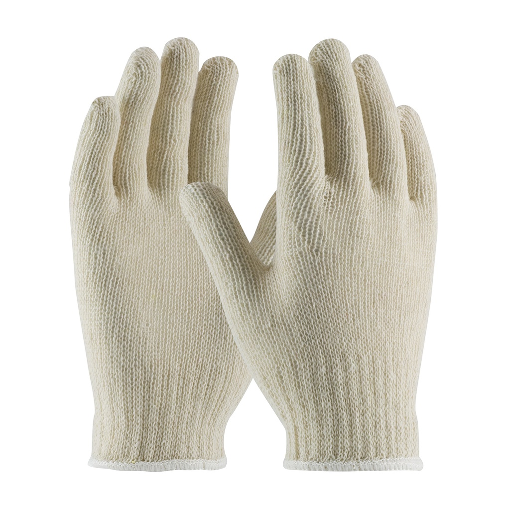[A-35-C103] Economy Weight Seamless Knit Cotton/Polyester Glove - Natural