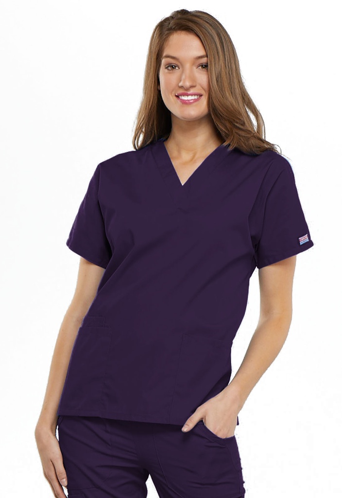 [UF-4700] Cherokee WW Originals V-Neck Top