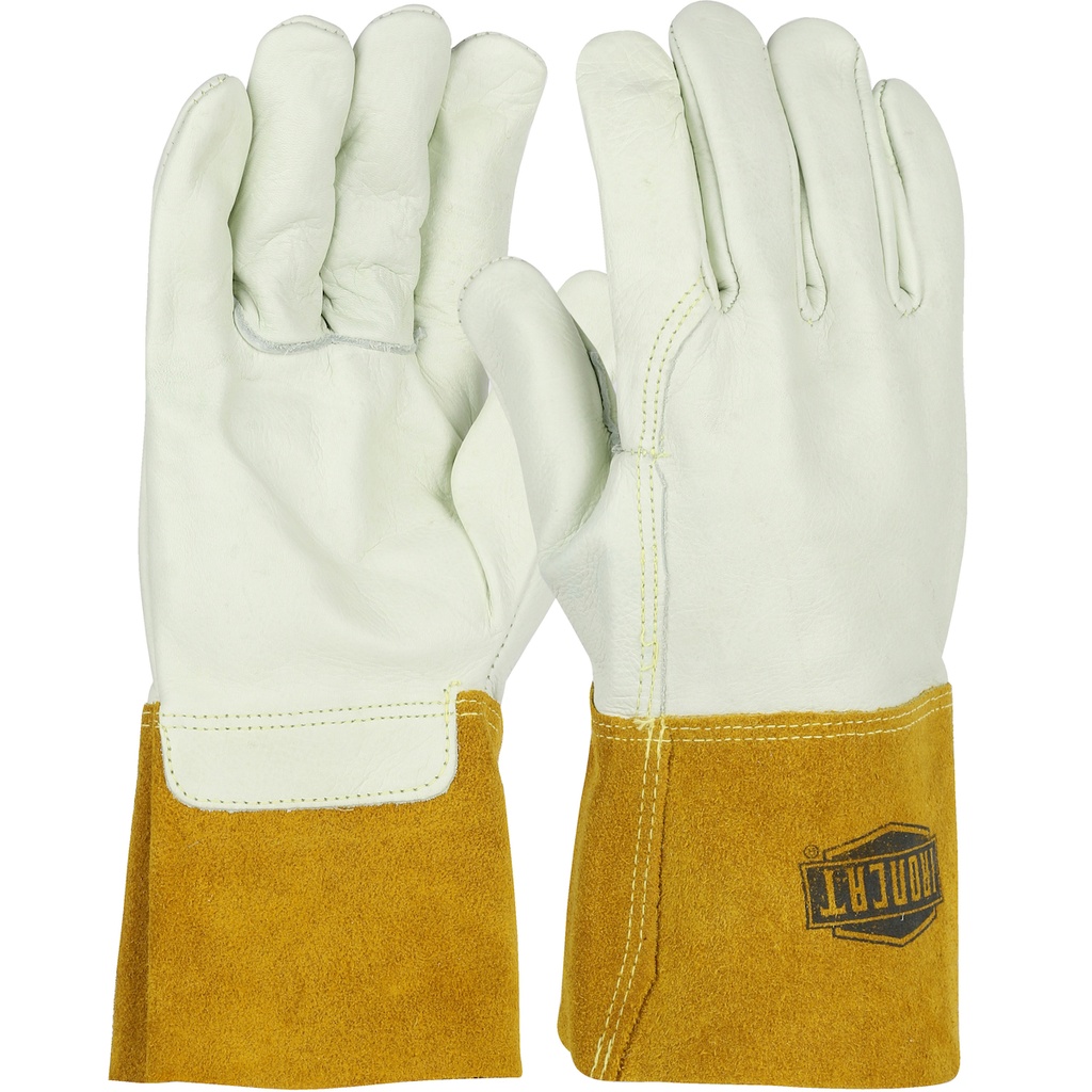 [A-6010W] Ironcat® Premium Top Grain Cowhide Leather MIG Welder's Glove