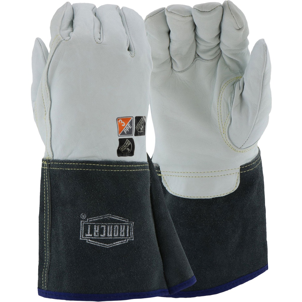 [A-6144] Ironcat® AR Premium Kidskin Leather TIG Welder's Glove