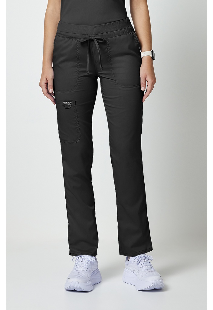 [UF-WW105] Cherokee Revolution Mid Rise Tapered Leg Drawstring Pant