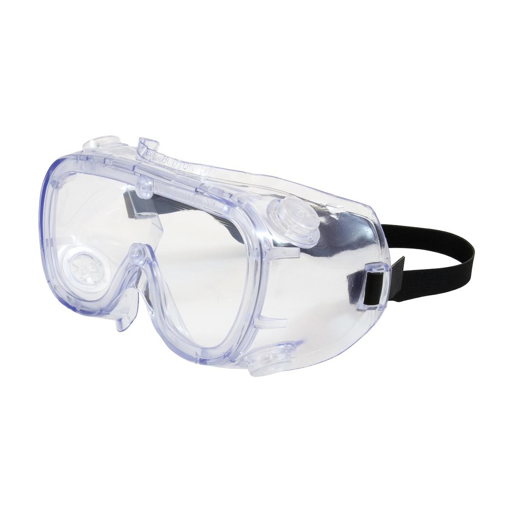 Bouton® Optical 551 Softsides™ Indirect Vent Goggle with Clear Blue Body, Clear Lens and Anti-Scratch Coating