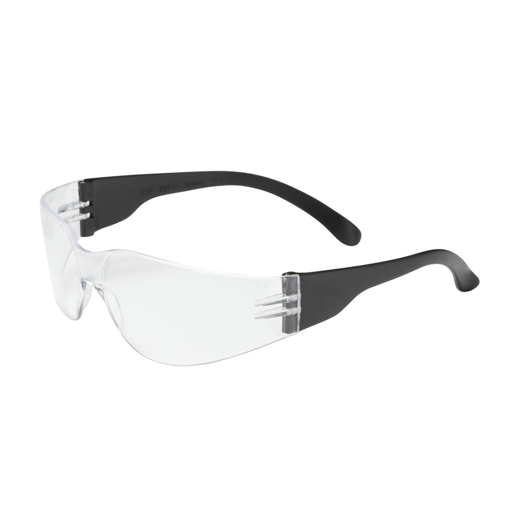 Bouton® Optical Zenon Z11sm™ Rimless Safety Glasses with Black Temple, Clear Lens and Anti-Scratch / Anti-Fog Coating