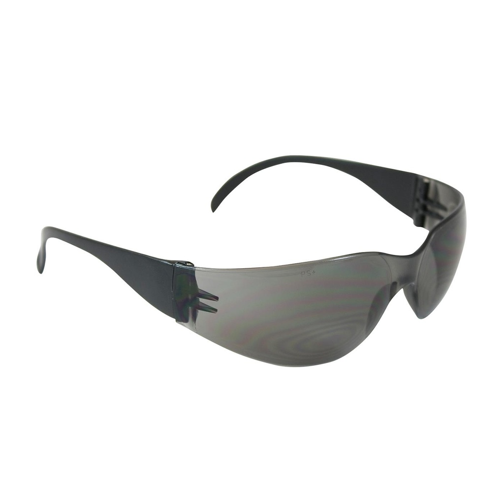 Bouton® Optical Zenon Z12™ Rimless Safety Glasses with Black Temple, Gray Lens and Anti-Scratch Coating