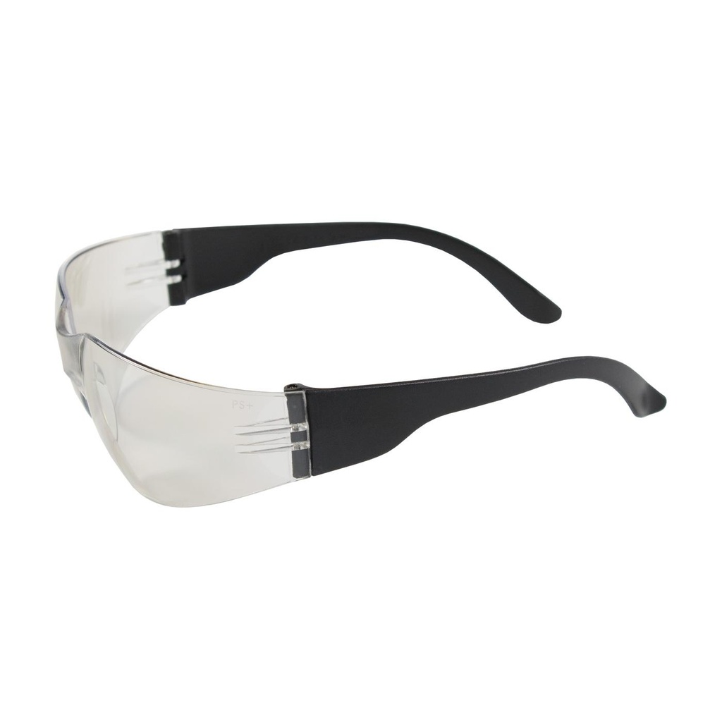 Bouton® Optical Zenon Z12™ Rimless Safety Glasses with Black Temple, I/O Lens and Anti-Scratch Coating