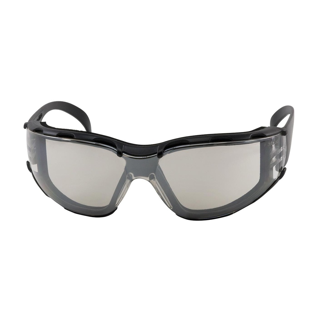 Bouton® Optical Zenon Z12™ Foam Rimless Safety Glasses with Black Temple, I/O Lens, Foam Padding and Anti-Scratch / Anti-Fog Coating