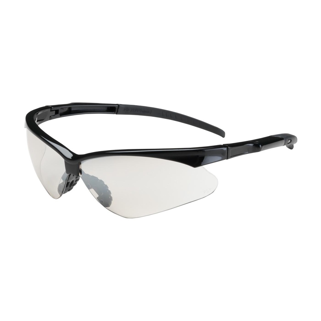 Bouton® Optical Adversary™ Semi-Rimless Safety Glasses with Black Frame, I/O Lens and Anti-Scratch Coating