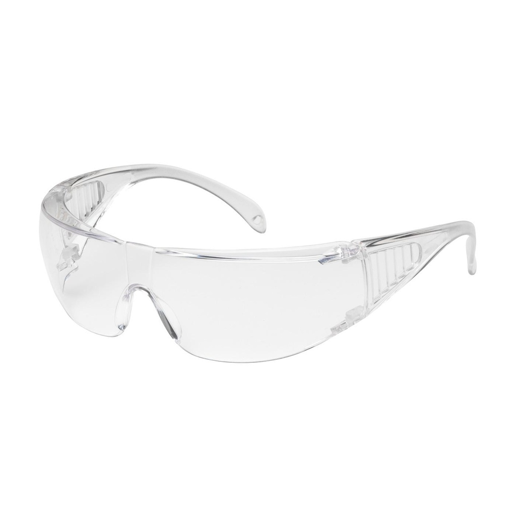 Bouton® Optical Ranger™ OTG Rimless Safety Glasses with Clear Temple, Clear Lens and Anti-Scratch Coating