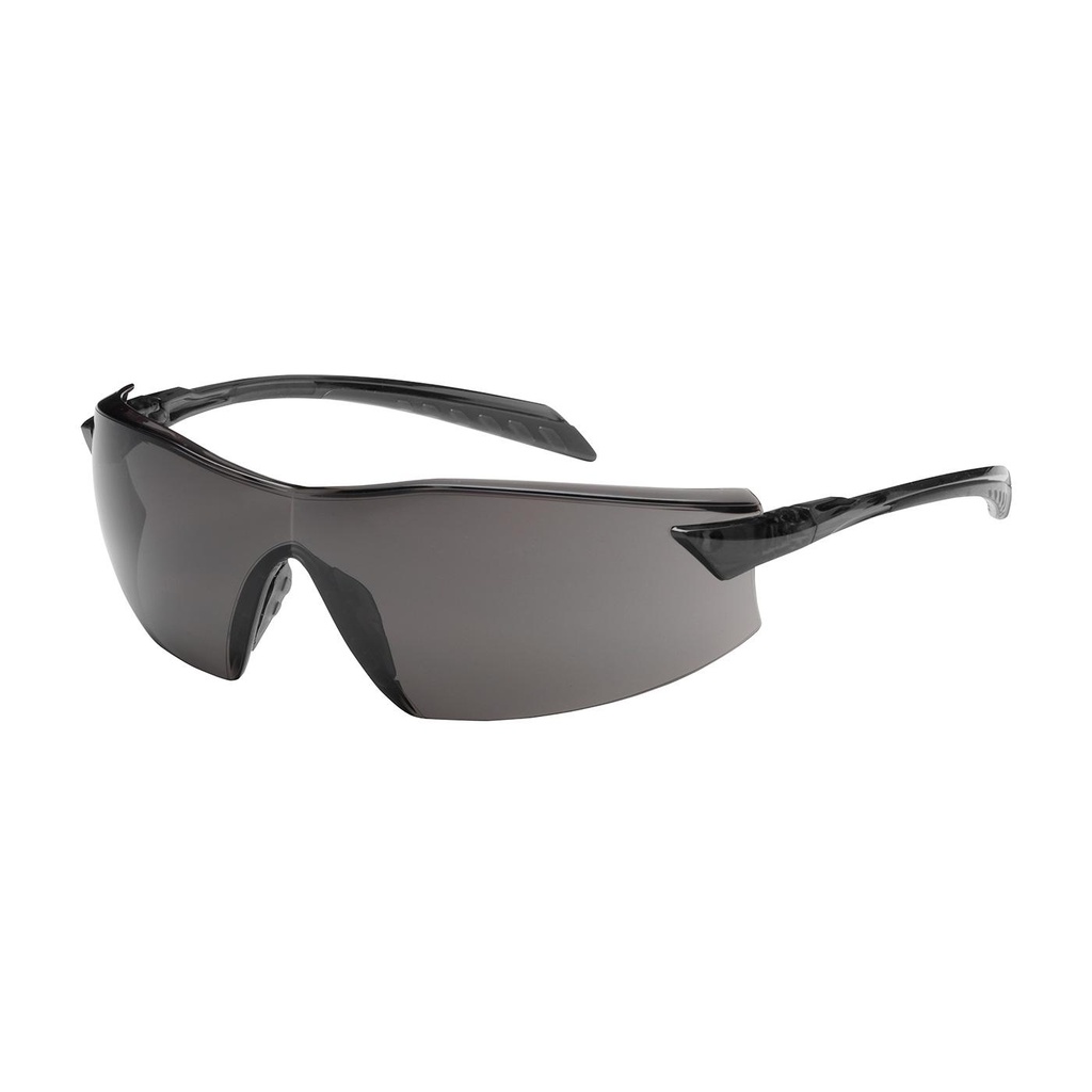 Bouton® Optical Radar™ Rimless Safety Glasses with Gray Temple, Gray Lens and Anti-Scratch / Anti-Fog Coating