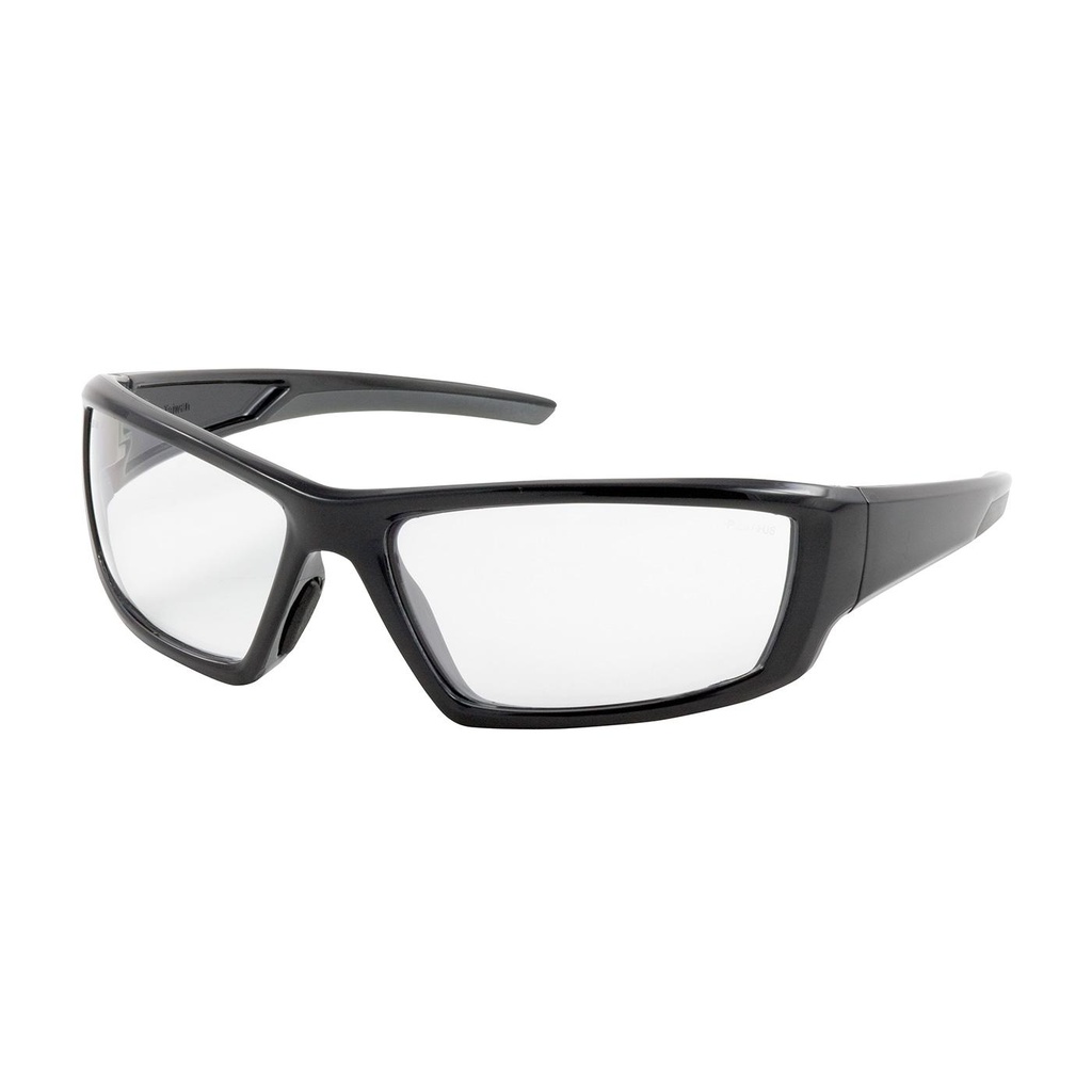 Bouton® Optical Sunburst™ Full Frame Safety Glasses with Black Frame, Clear Lens and Anti-Scratch / Anti-Fog Coating