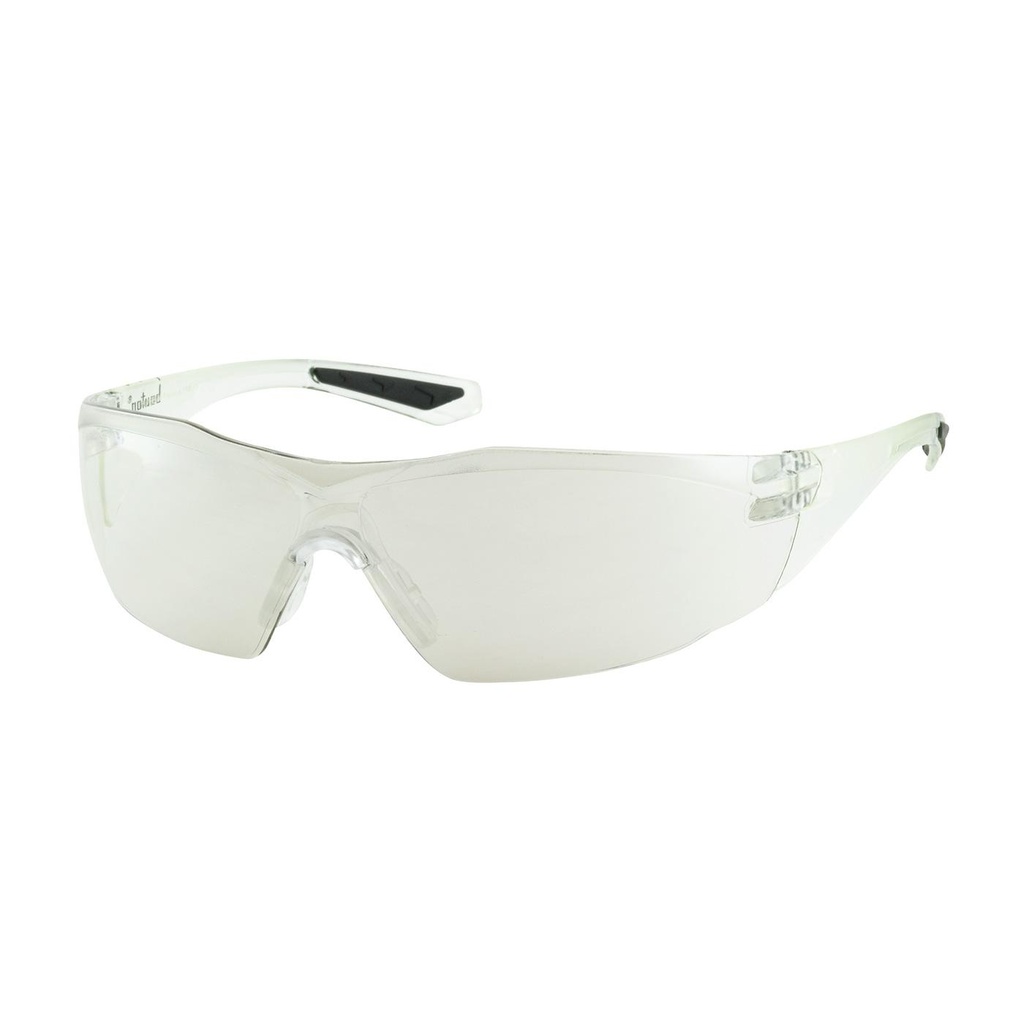 Bouton® Optical Pulse™ Rimless Safety Glasses with Clear Temple, I/O Lens and Anti-Scratch / Anti-Fog Coating