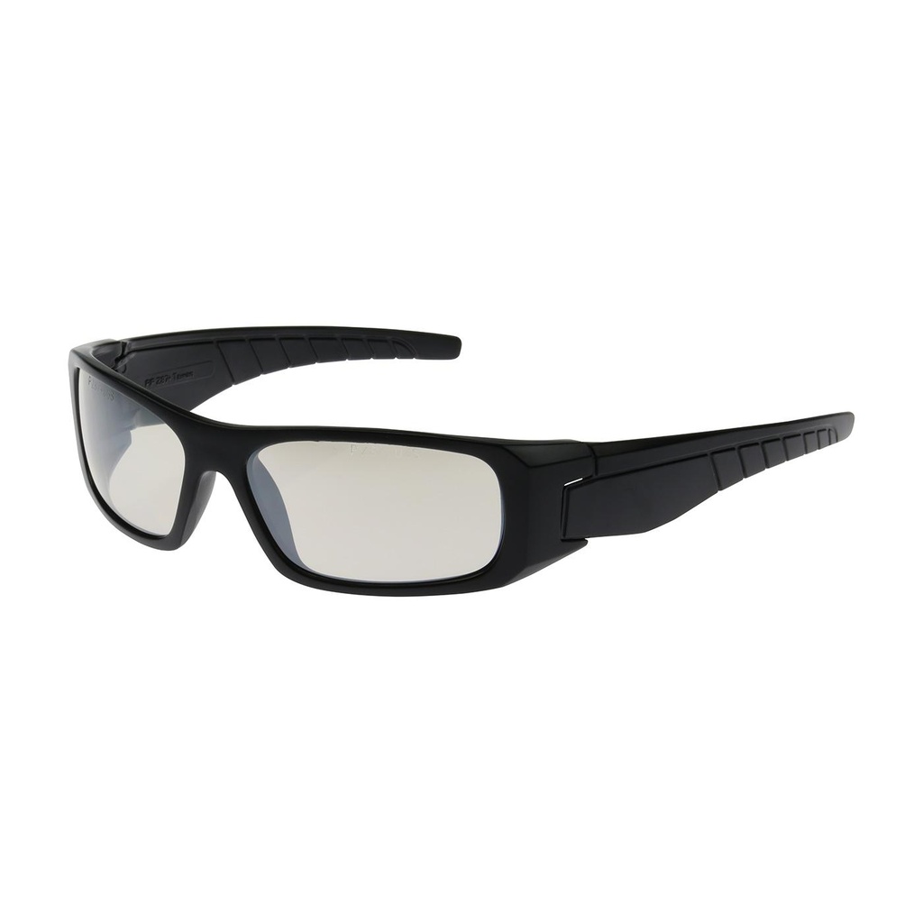 Bouton® Optical Squadron™ Full Frame Safety Glasses with Black Frame, Indoor/Outdoor Lens and Anti-Scratch / Anti-Fog Coating