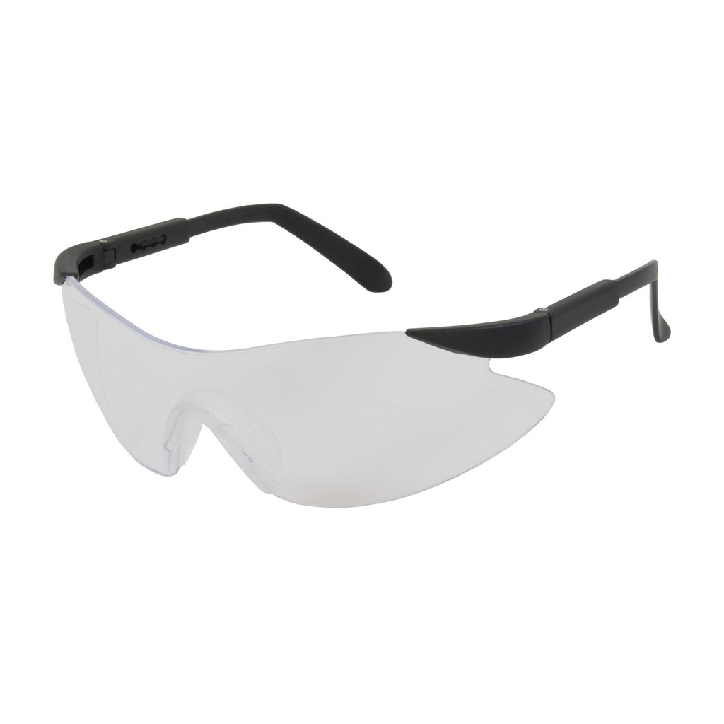 Wilco™  Rimless Safety Glasses with Black Temple, Clear Lens and Anti-Scratch Coating