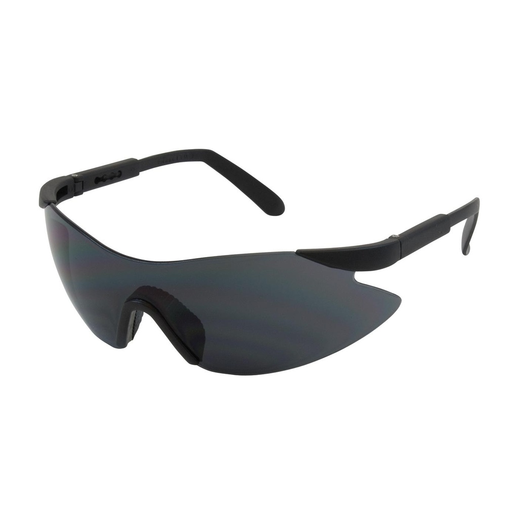Bouton® Optical Wilco™ Rimless Safety Glasses with Black Temple, Gray Lens and Anti-Scratch Coating