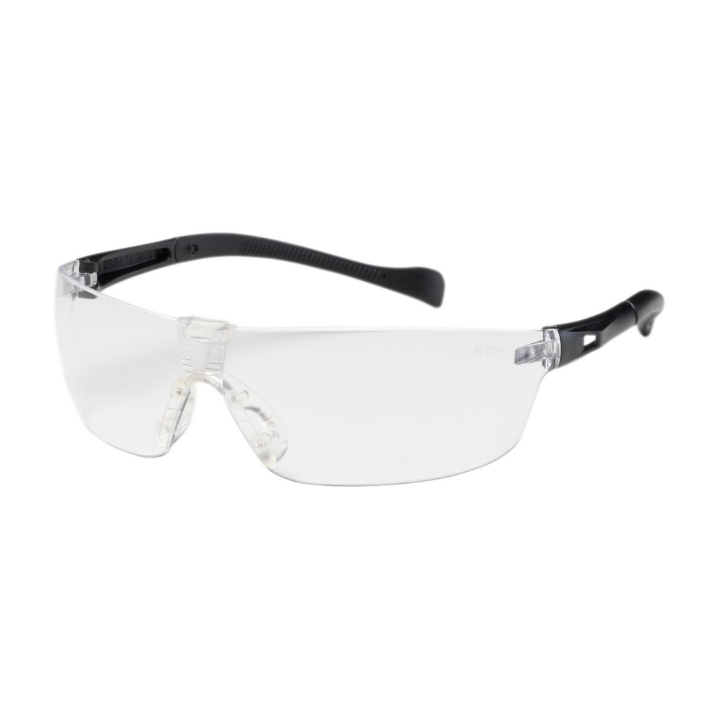 Bouton® Optical Monteray II™ Rimless Safety Glasses with Black Temple, Clear Lens and Anti-Scratch Coating