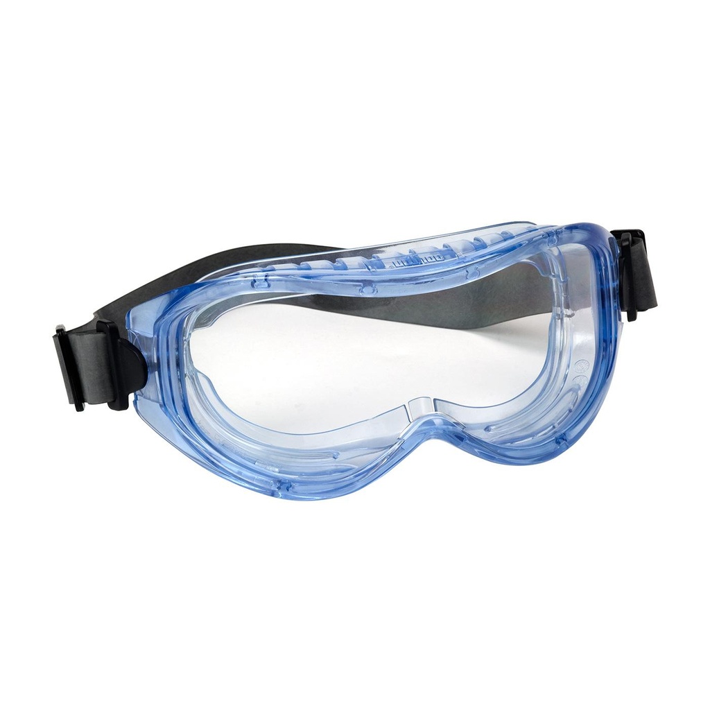 Bouton® Optical Contempo™ Indirect Vent Goggle with Light Blue Body, Clear Lens and Anti-Scratch / Anti-Fog Coating - Neoprene Strap