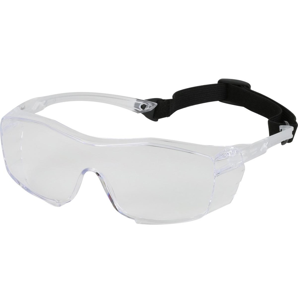 Bouton® Optical OverSeal™ OTG  Safety Glasses with Headband, Clear Lens and Fogless® 3Sixty™ Coating
