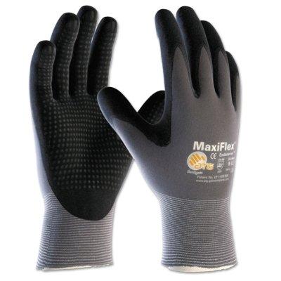 [A-34-844] ATG® MaxiFlex® Endurance™ Seamless Knit Nylon Glove with Nitrile Coated MicroFoam Grip on Palm & Fingers - Micro Dot Palm - Touchscreen