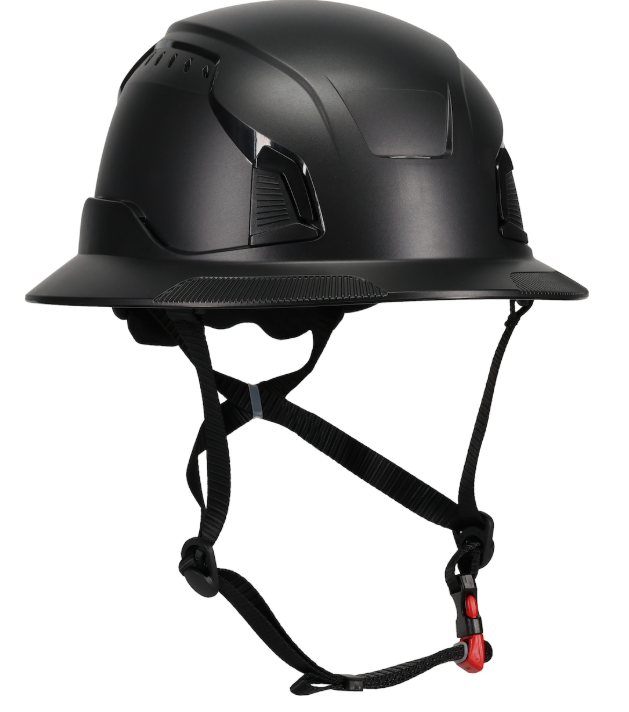 [HF-280-HP1491RV-FB] PIP® Traverse™ FB Full Brim, Vented, Industrial Climbing Helmet with Mips® Brain Protection System for Industrial Safety Helmets, Ventilated