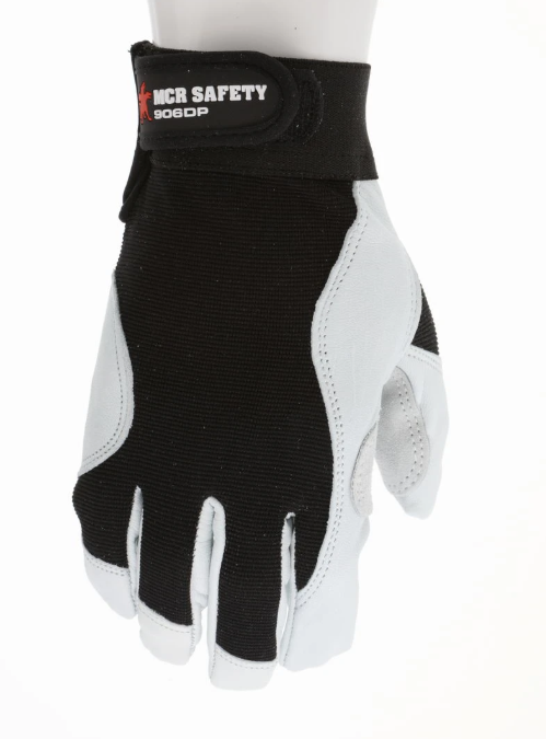 [A-906DP] MCR Safety Mechanics Work Gloves - Grain Goatskin - Cowhide Double Palm