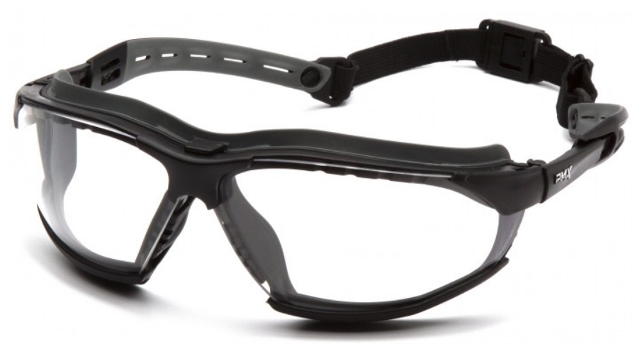 Isotope Safety Glass, Clear H2Max Anti-Fog, Dielectric