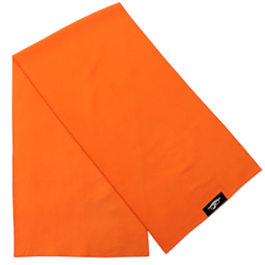 Microfiber Cooling Towel, Orange, 12" x 40"