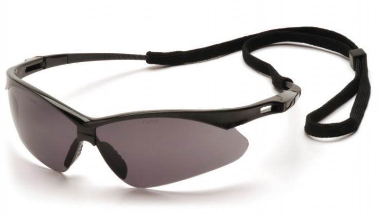 PMXTREME Safety Glass with Cord, Gray Lens