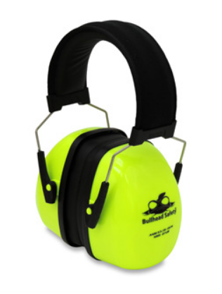 Bullhead Safety® Premium High-Visibility Padded Earmuffs NRR 27