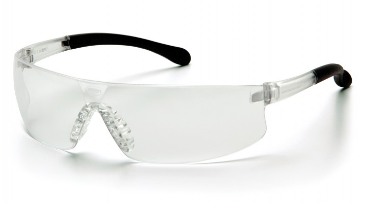 Provoq Safety Glass, Clear Lens, with Logo