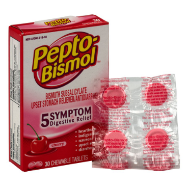 Pepto Bismol, 30 Chewable Tablets/Box 