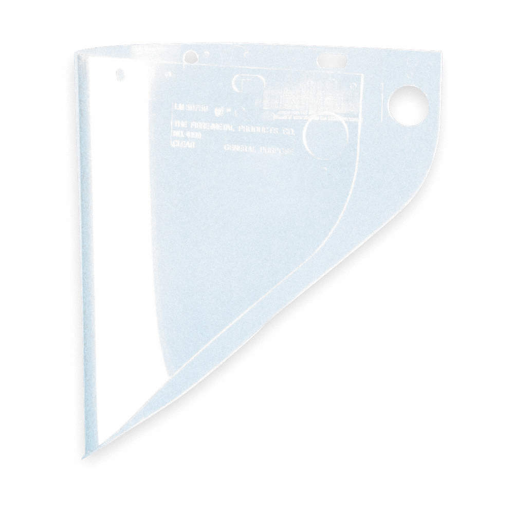 Faceshield, Clear, 9.75" X 19"