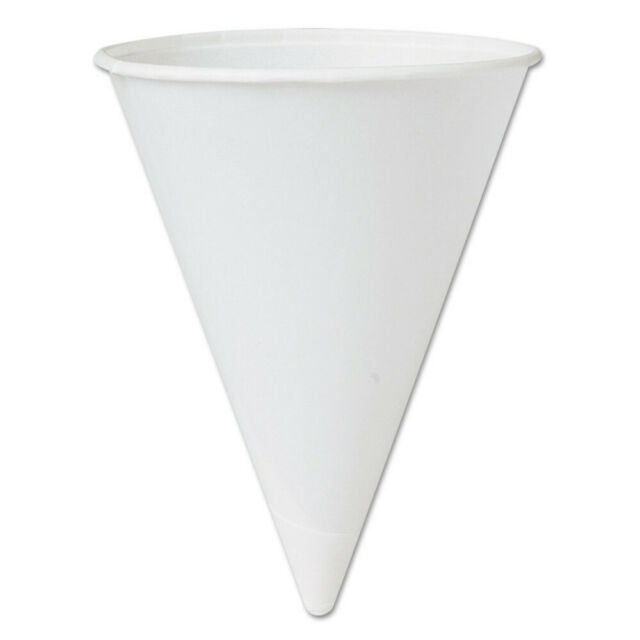 Paper Cone Cups, 4 Oz, 5000/Case